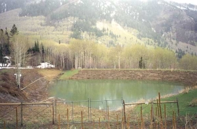 Produced Water Evaporation Pond